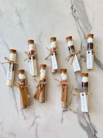 Personalized Hot Chocolate Favors for Holiday Events - Custom Winter Gifts