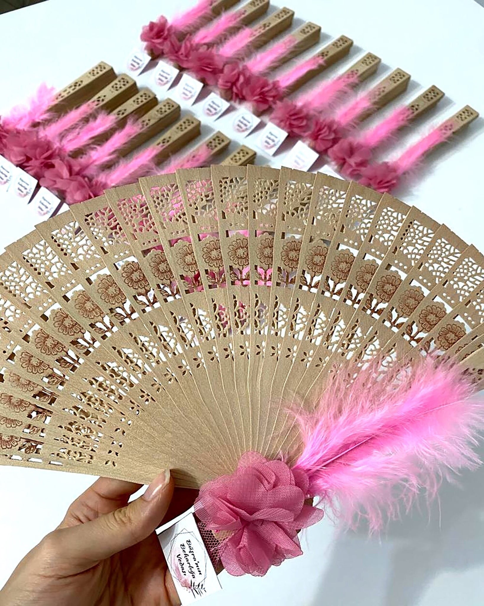 Personalized Natural Wooden Fan Gifts , Hand Fan for Wedding, Rustic Wedding Favors, Bachelorette Party Gifts, Bridesmaid Gifts, Bulk Gifts