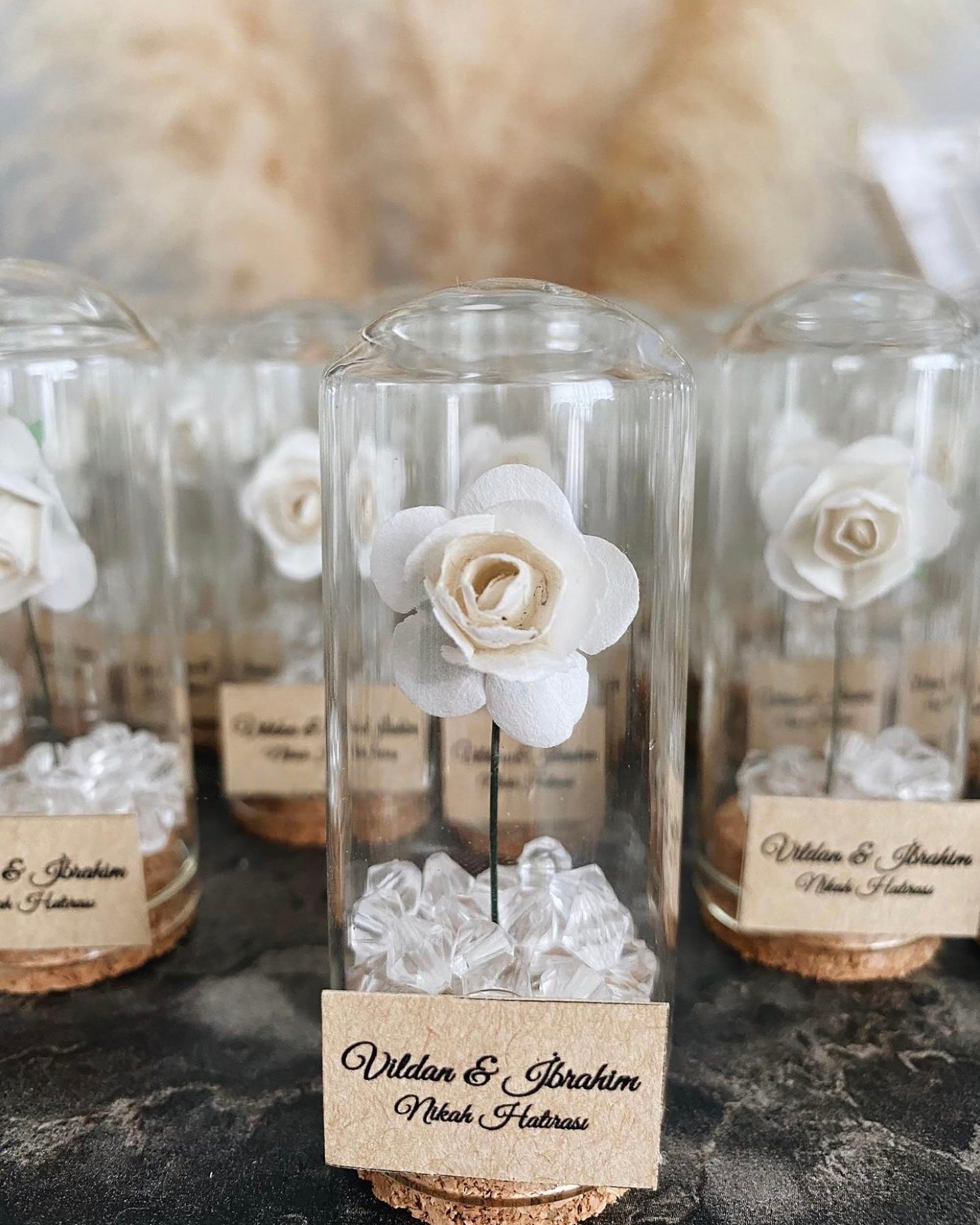 Wedding Beach Sea Salt Favors for Guests, Rustic Message in a Bottle Thank  You Party Gifts - Etsy Norway