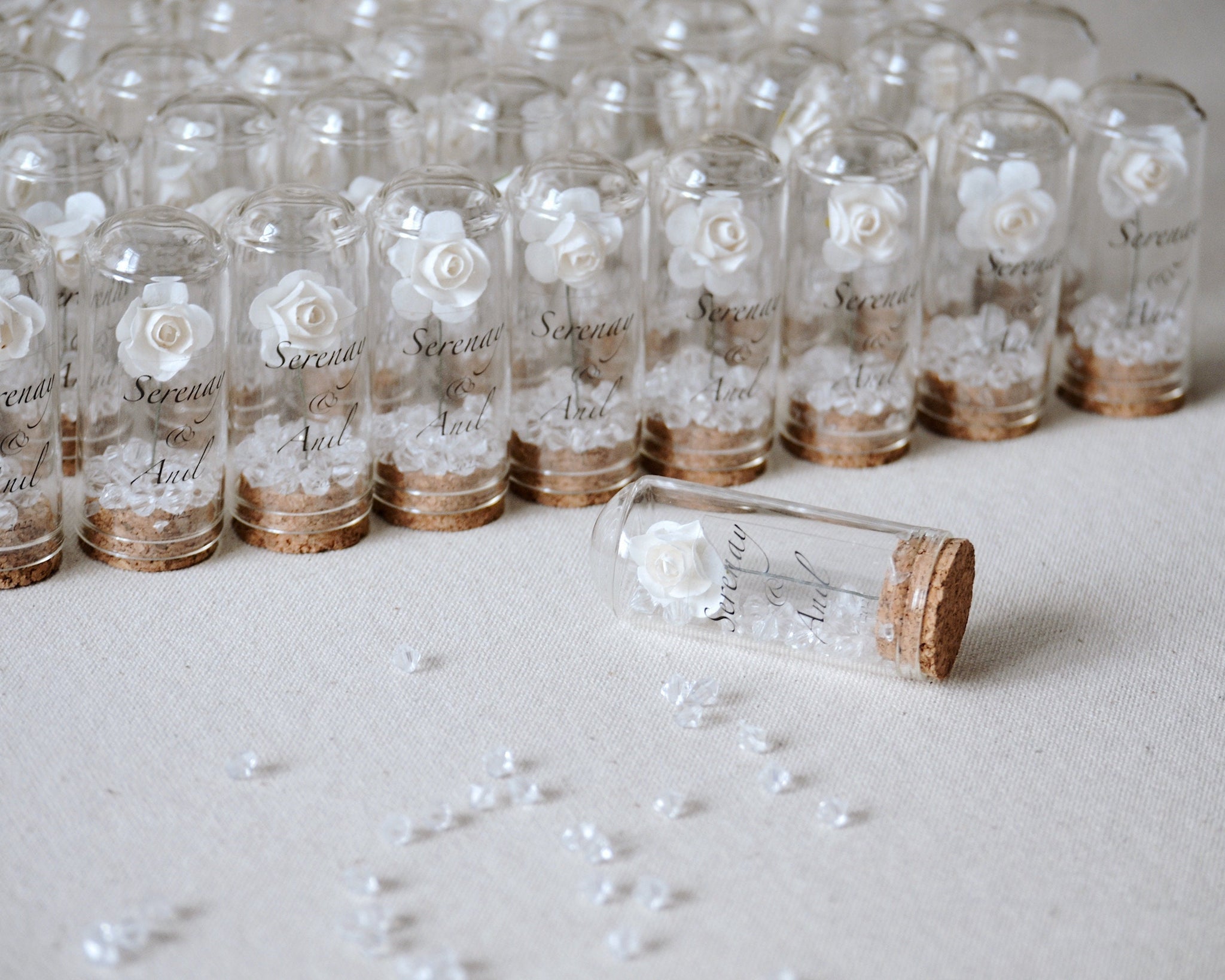 Mini Glass Dome Favors, Rustic Wedding Favors for Guests, Personalized Wedding Favors, Custom Party Baptism Favors, Bridal Shower Favors